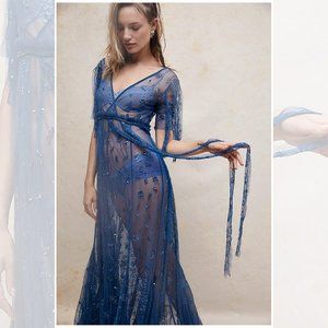 Free People NWT Sascha Sequin Maxi Dress